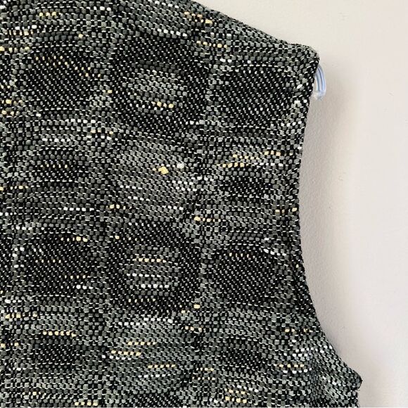 Arlene Wohl Handwoven Gorpcore Designs Rare Art-to-Wear Olive Vest Top Size M - Picture 7 of 12